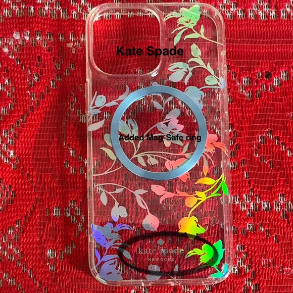 I-hone 13 pro max Kate Spade/Coach cases-preowned - Picture 9 of 11